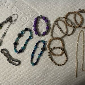 Assorted Beaded Bracelets and Necklace bundle